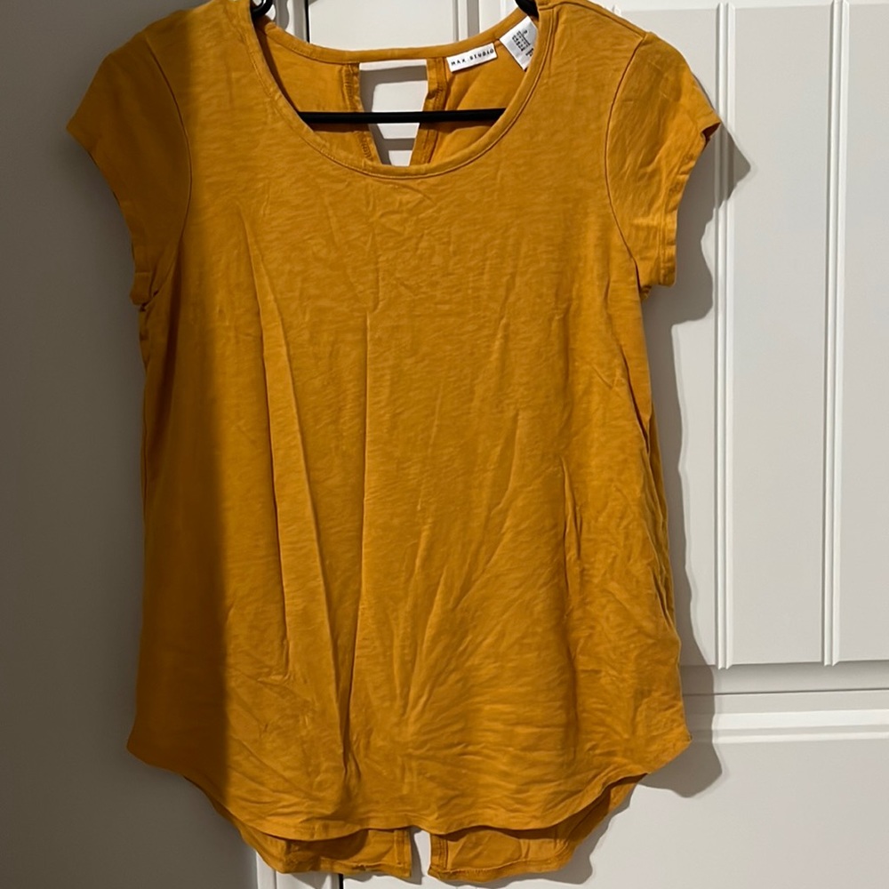Mustard Muscle Tee
